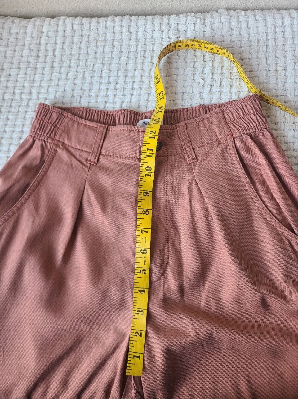 Madewell The Neale Straight-Leg Pant in Drapeweave Women's Size 4 - Picture 11 of 15